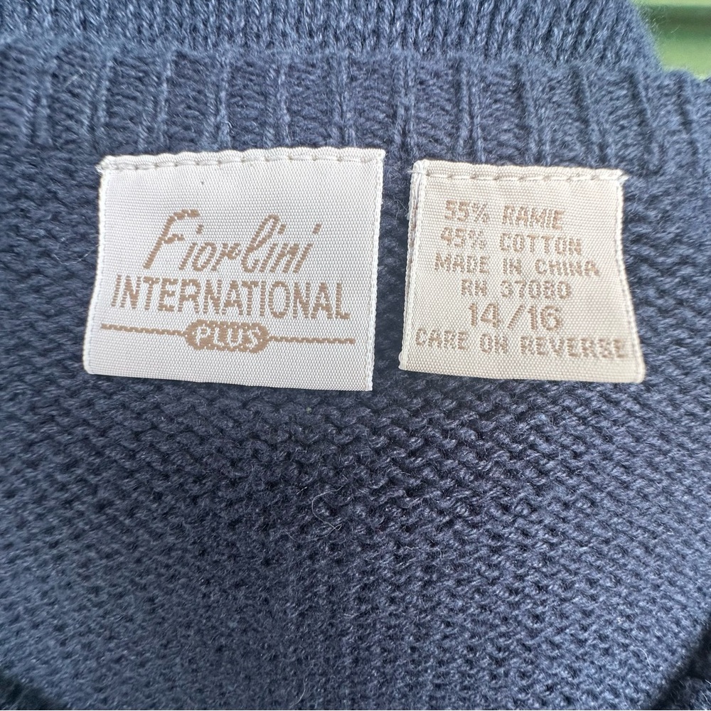 Vintage Fiorlini Cardigan Embroidered Cottagecore Knit BOHO 90s Artistic - Picture 4 of 17
